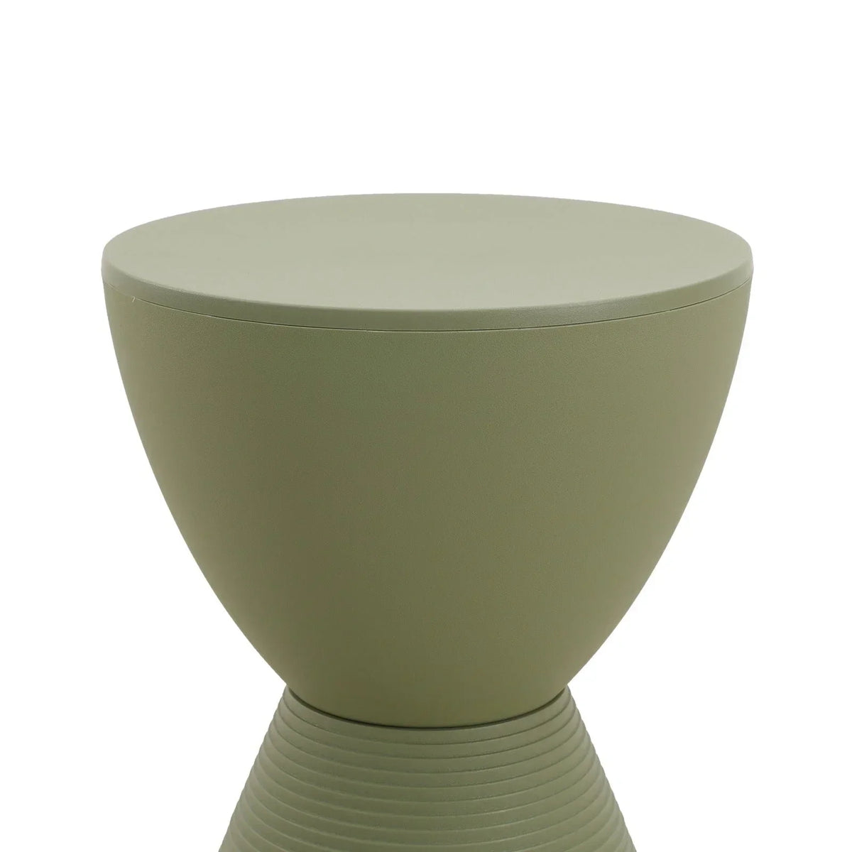 Boyd Storage Round Side End Table in Polypropylene Plastic - Elax Furniture