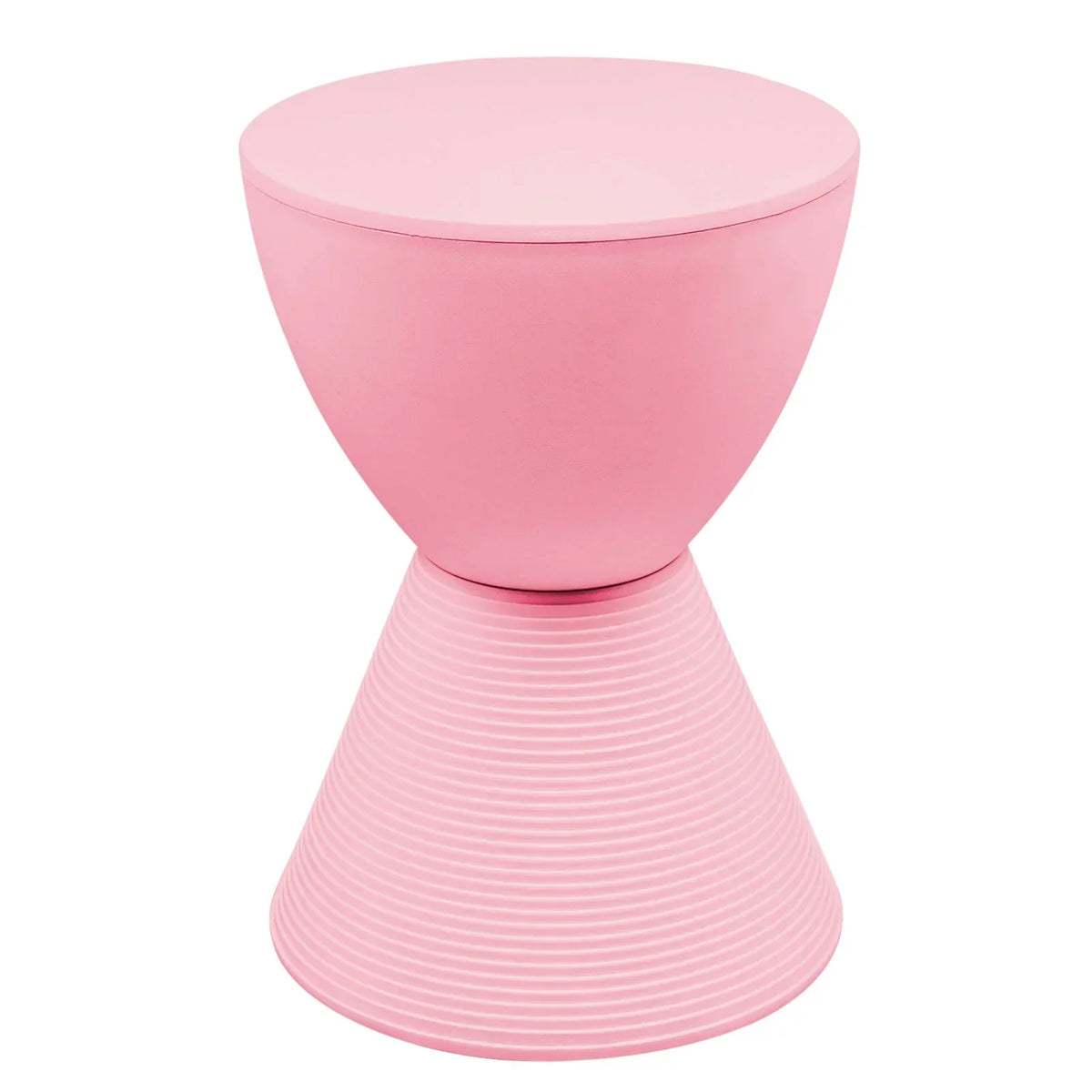 Boyd Storage Round Side End Table in Polypropylene Plastic - Elax Furniture