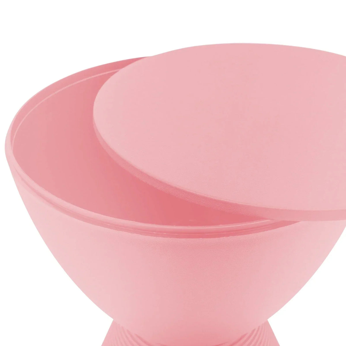 Boyd Storage Round Side End Table in Polypropylene Plastic - Elax Furniture