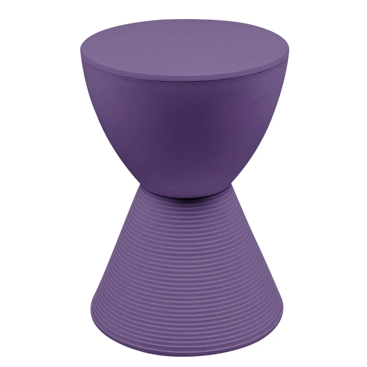 Boyd Storage Round Side End Table in Polypropylene Plastic - Elax Furniture