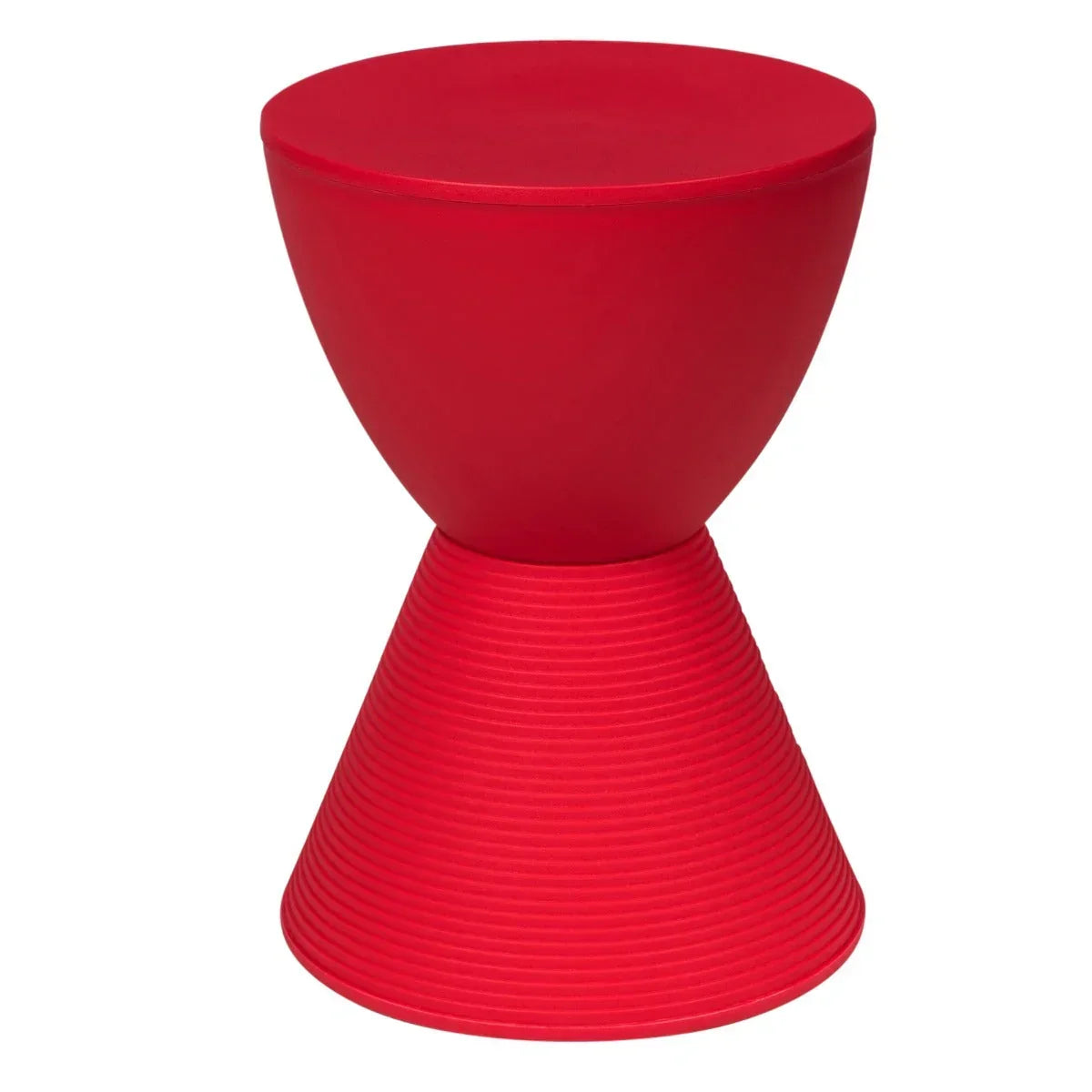Boyd Storage Round Side End Table in Polypropylene Plastic - Elax Furniture