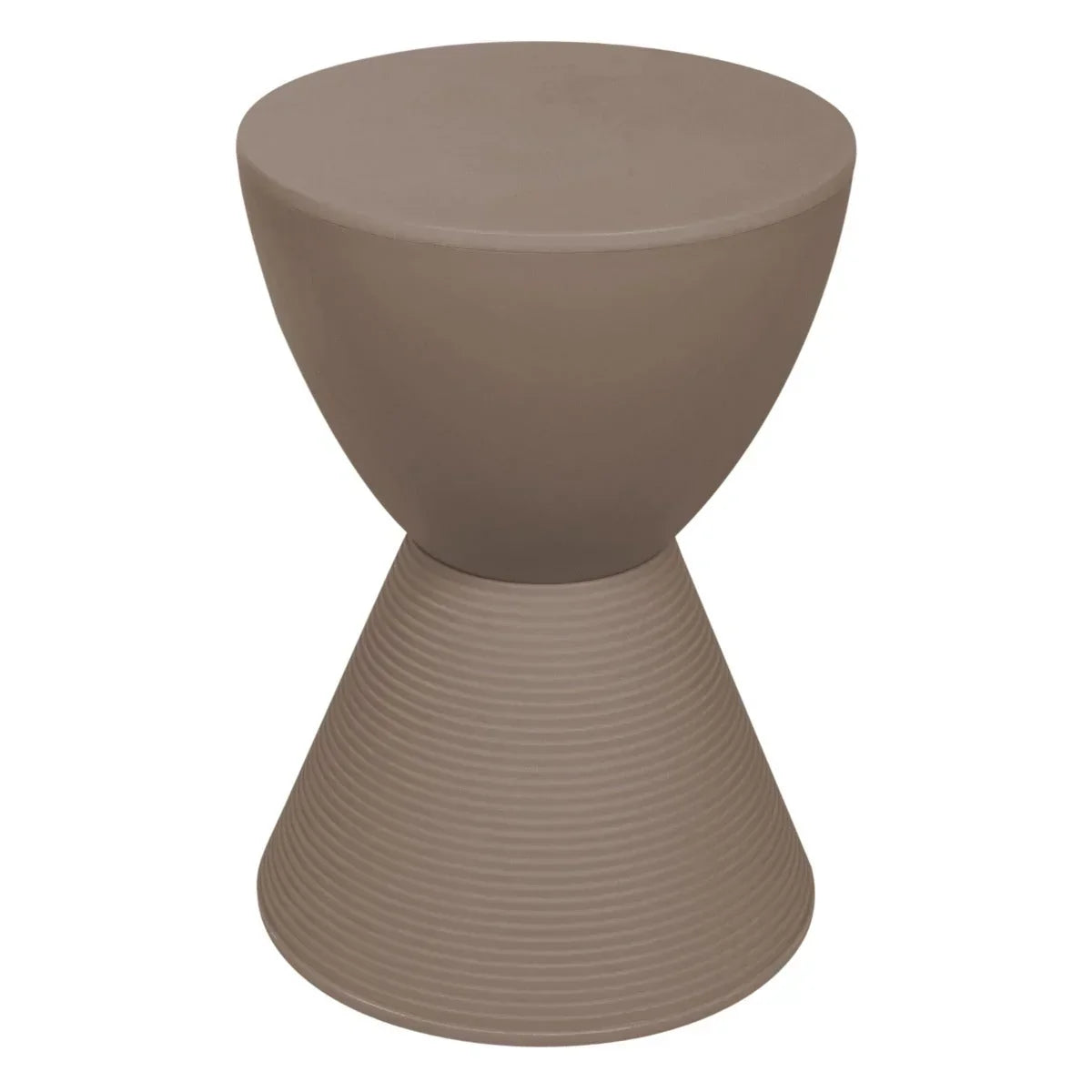 Boyd Storage Round Side End Table in Polypropylene Plastic - Elax Furniture