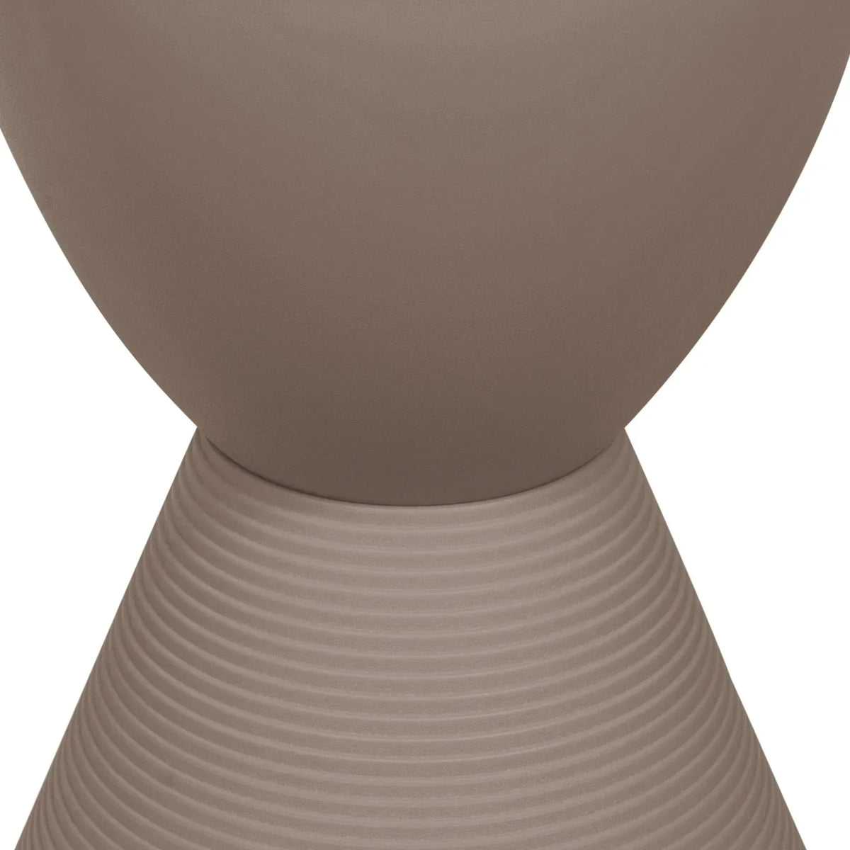 Boyd Storage Round Side End Table in Polypropylene Plastic - Elax Furniture