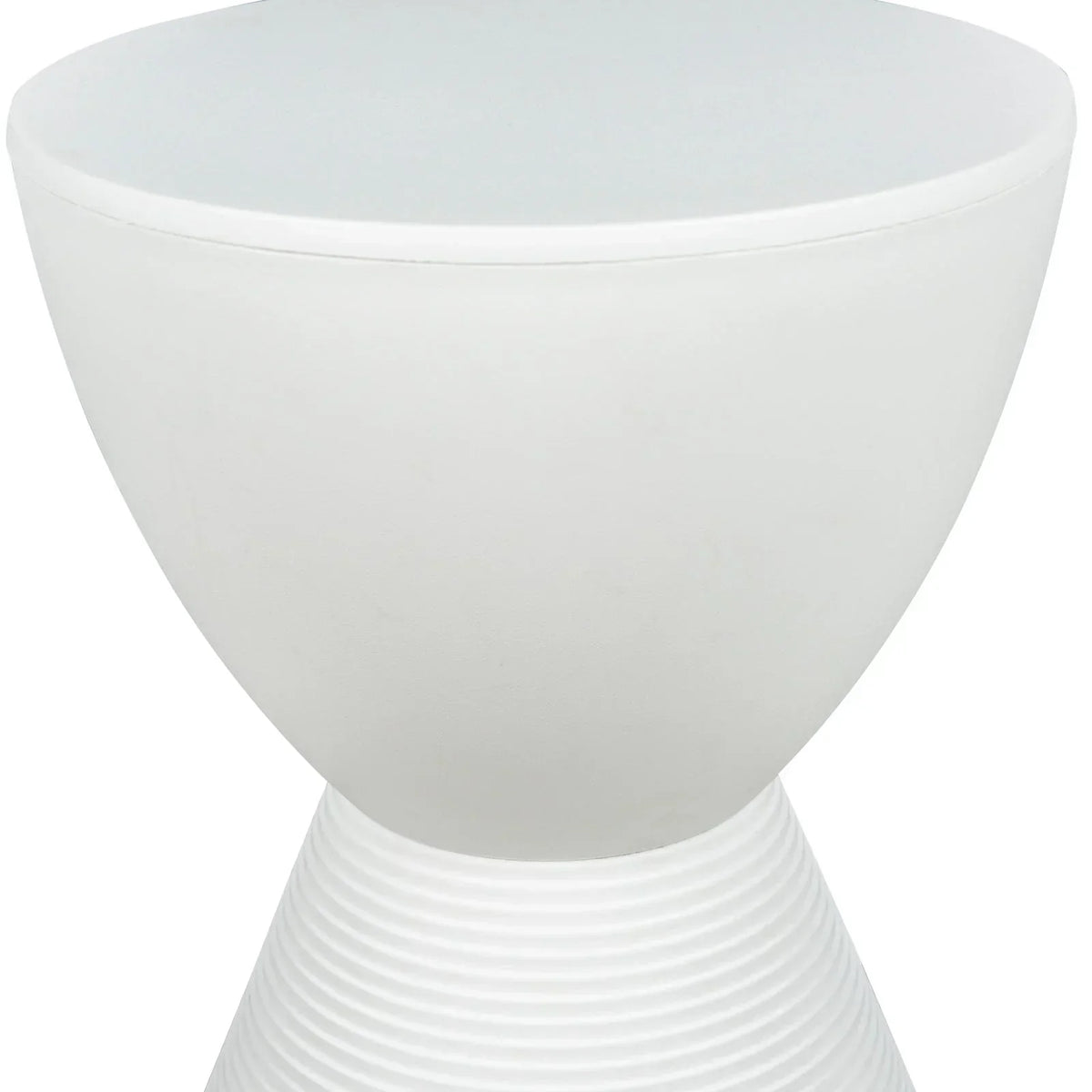 Boyd Storage Round Side End Table in Polypropylene Plastic - Elax Furniture