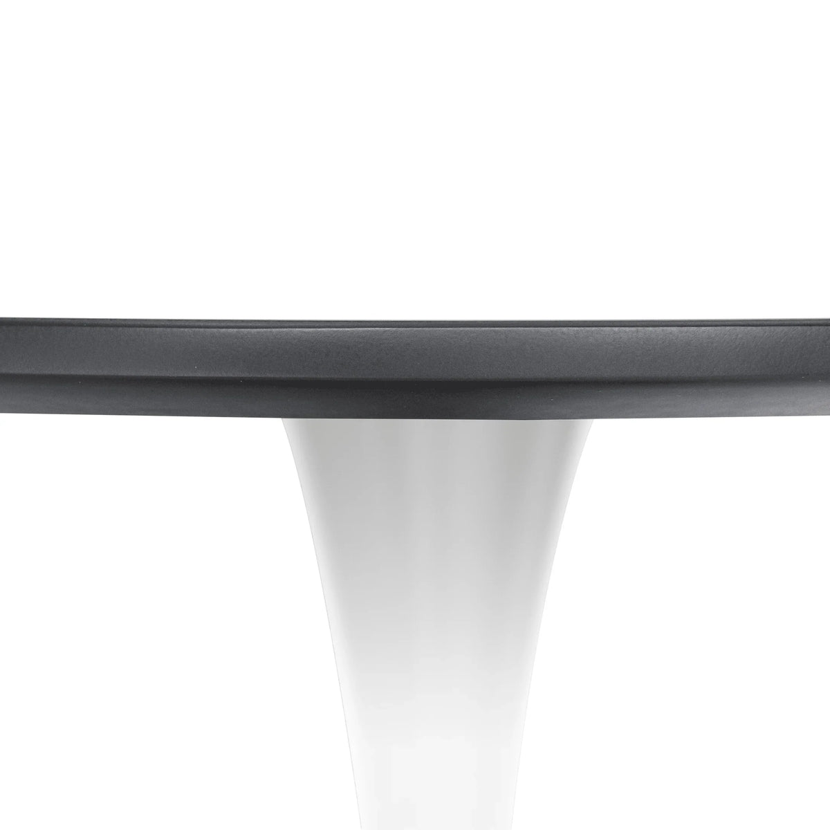 Bristol Modern Round Dining Table with Wood Top and Iron Pedestal Base - Elax Furniture