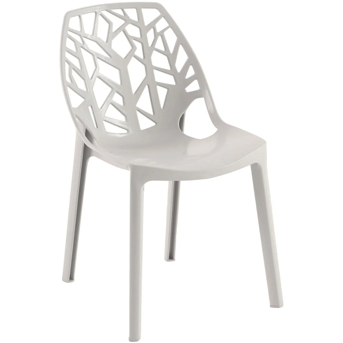 Cornelia Modern ABS Plastic Dining Side Chair - Elax Furniture