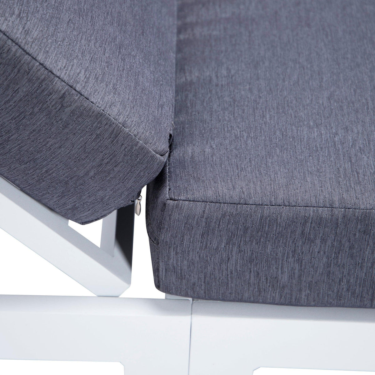 Chelsea Outdoor Chaise Lounge Chair With Side Table and Removable Cushions - Elax Furniture