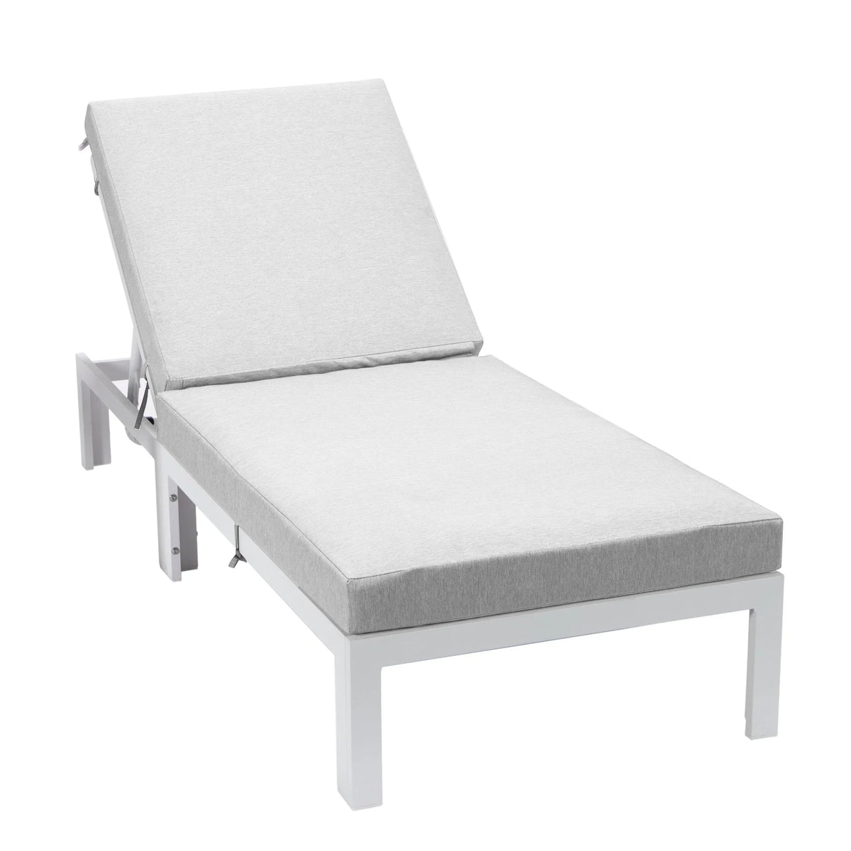 Chelsea Aluminum Outdoor Chaise Lounge Chair with Removable Cushions - Elax Furniture