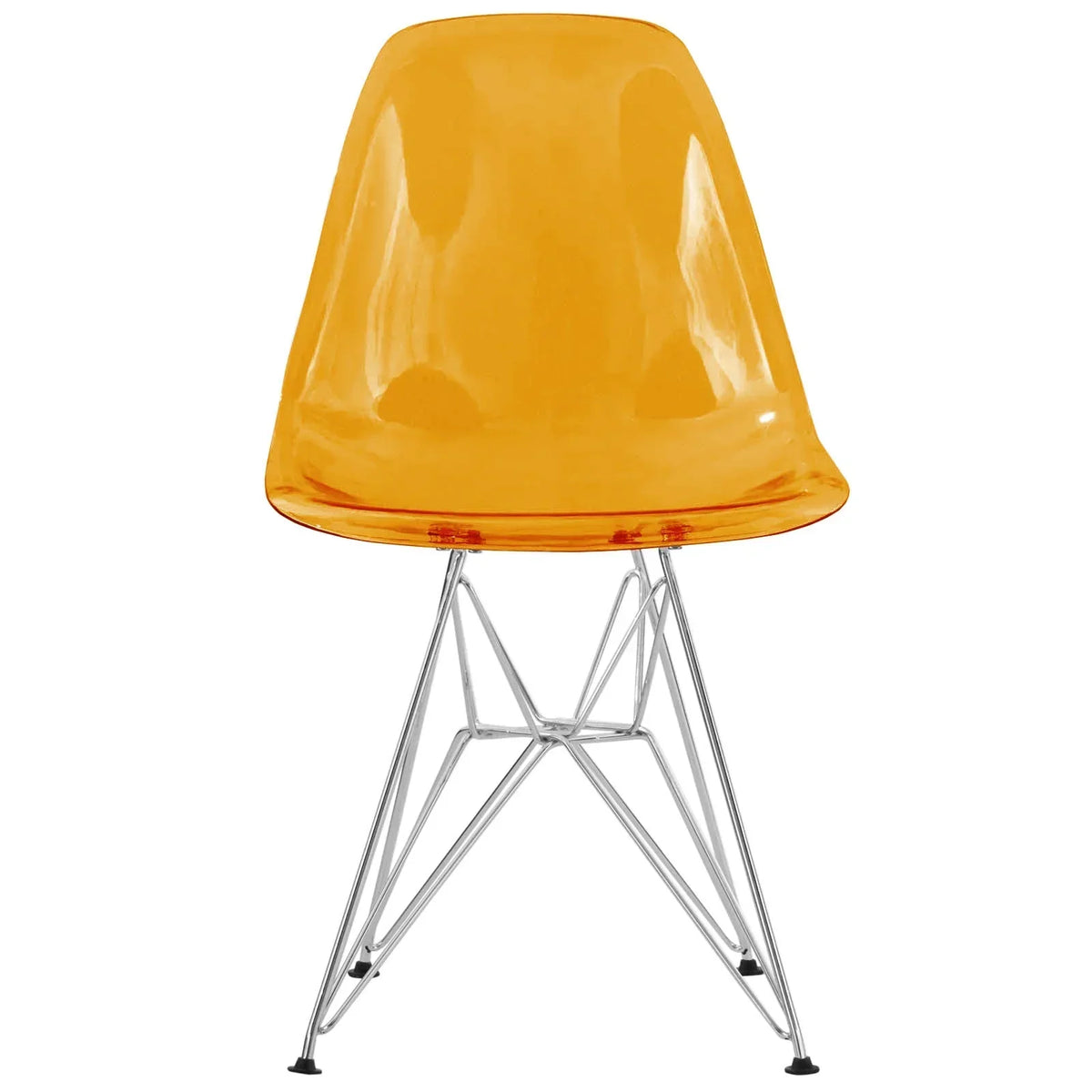 Dover and Cresco Modern Dining Chair Molded Side Chair with Base - Elax Furniture