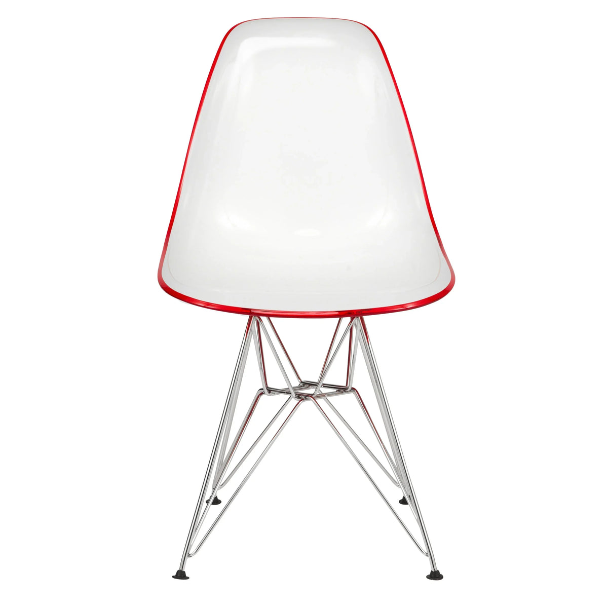 Dover and Cresco Modern Dining Chair Molded Side Chair with Base - Elax Furniture