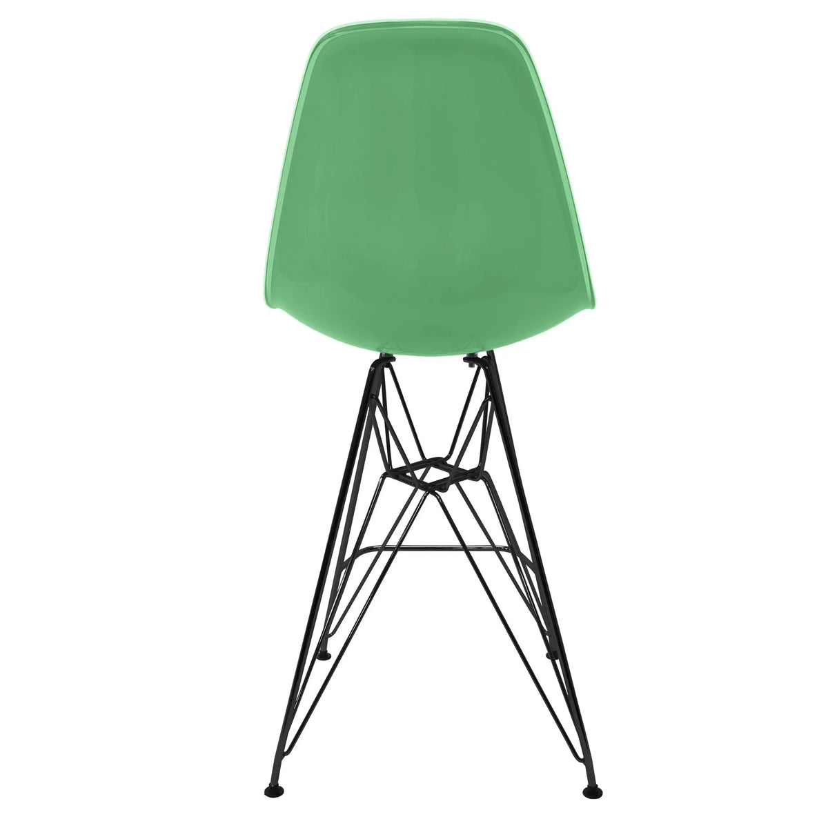 Cresco Modern Acrylic Barstool in Chrome Base for Kitchen and Dining Room - Elax Furniture