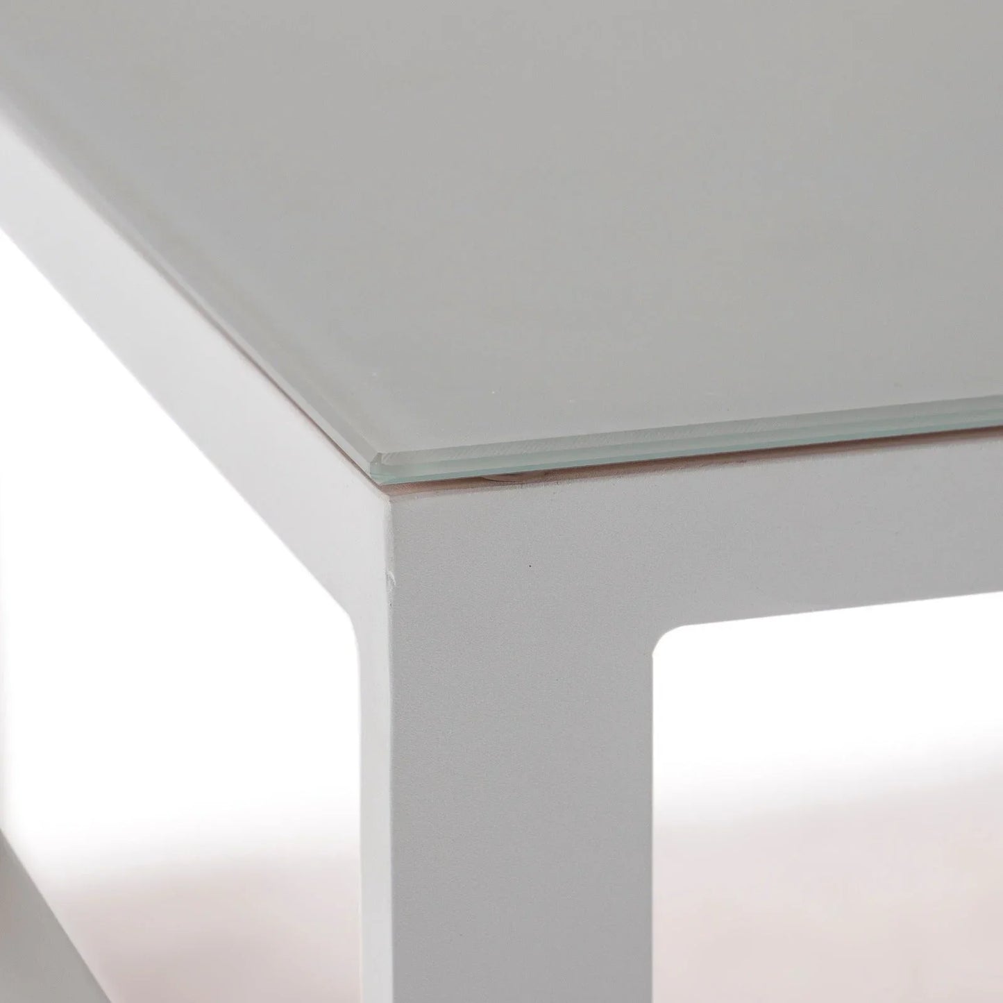 Chelsea White Sectional With Adjustable Headrest & Coffee Table With Two Tone Cushions - Elax Furniture