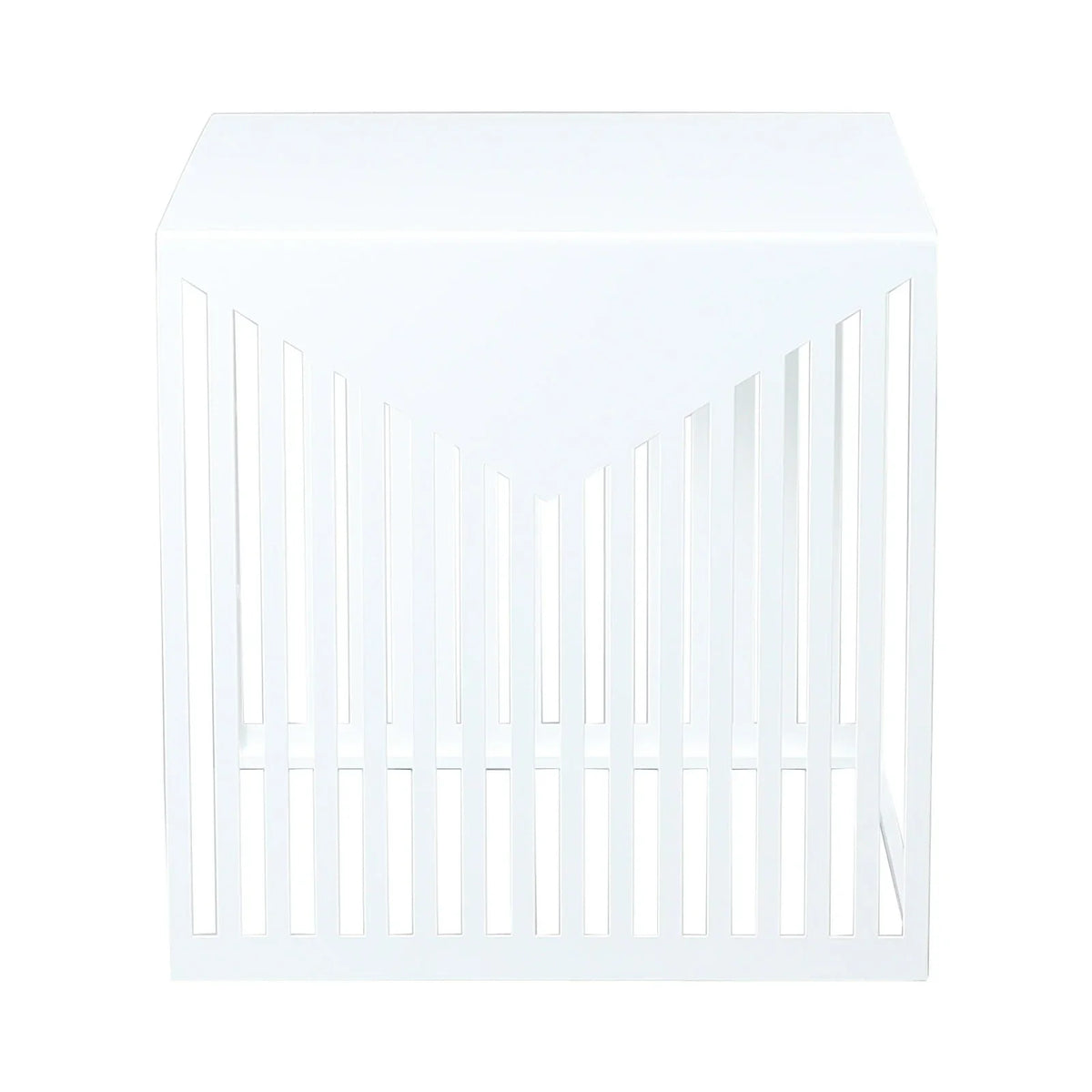 Cisco Modern Square Steel Side Table with Powder Coated Finish - Elax Furniture