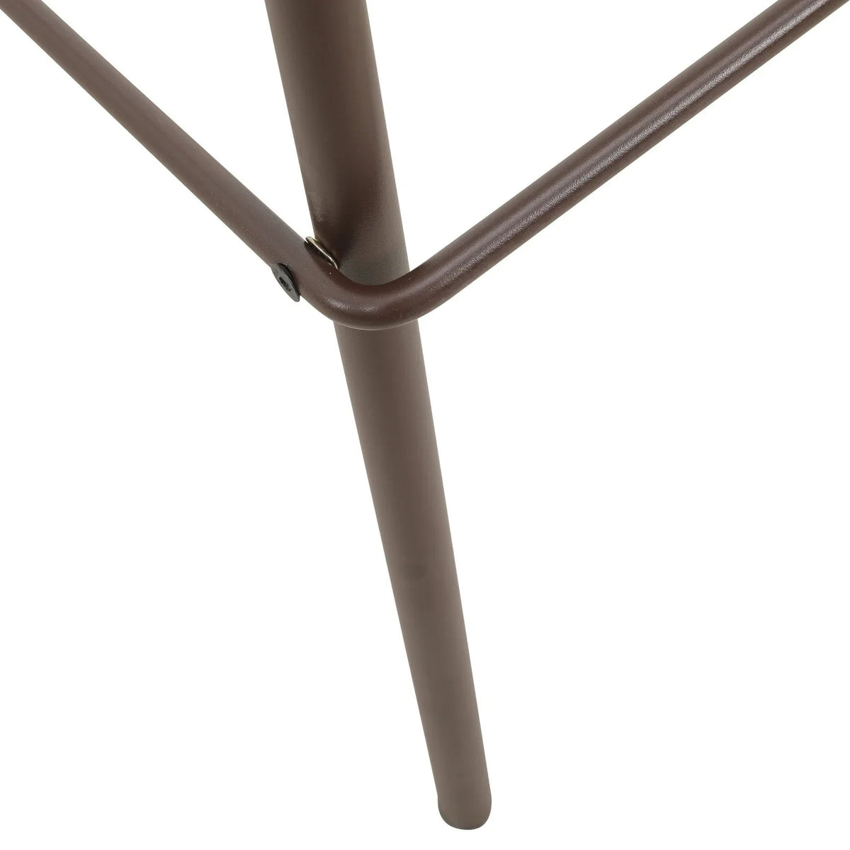 Devon Aluminum Indoor Outdoor Bar Stool with Powder Coated Frame and Footrest - Elax Furniture