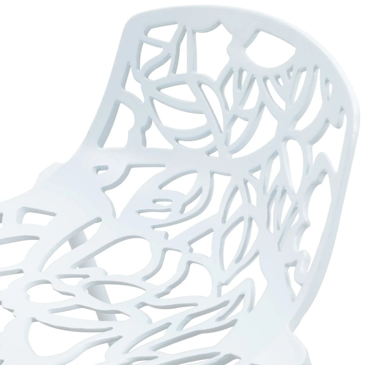 Devon Aluminum Indoor Outdoor Bar Stool with Powder Coated Frame and Footrest - Elax Furniture