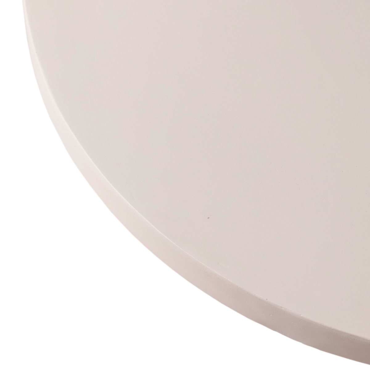Dune Round 32" Wide Coffee Table in Fiberstone with a Pedestal Base Grey Coffee Table LeisureMod