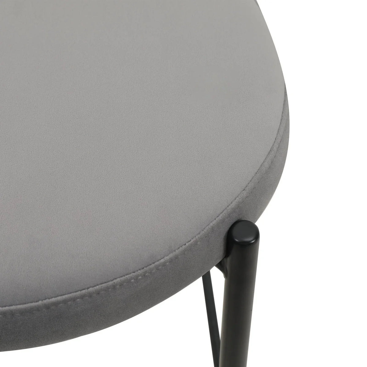 Euston Wicker Bar Stool with Black Powder Coated Steel Frame and Footrest - Elax Furniture