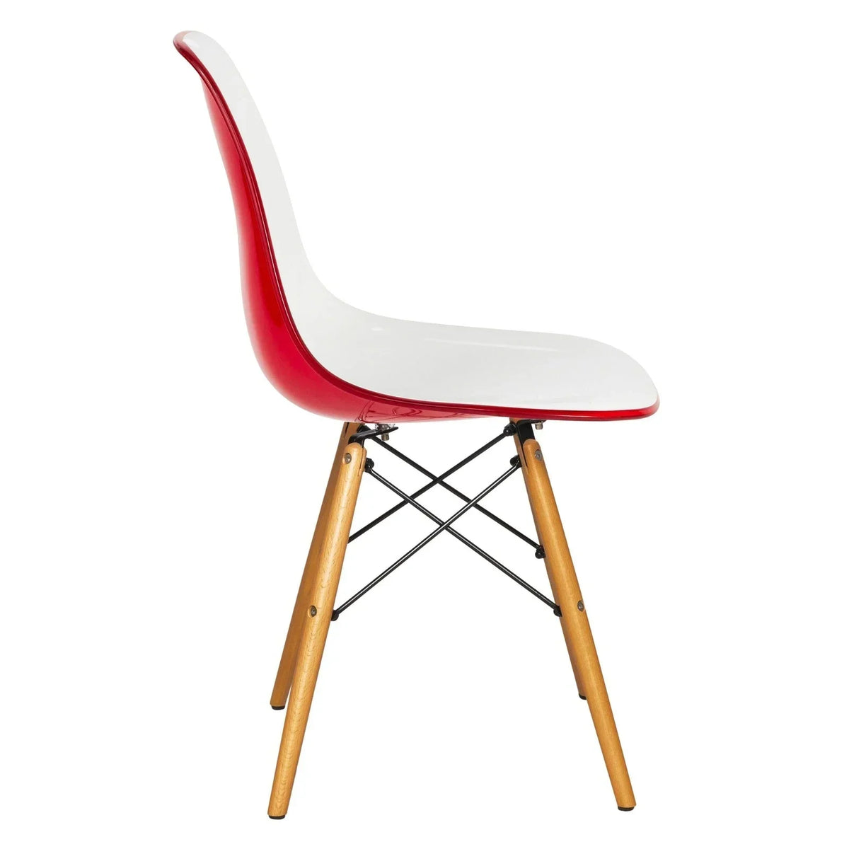 Dover and Cresco Modern Dining Chair Molded Side Chair with Base - Elax Furniture