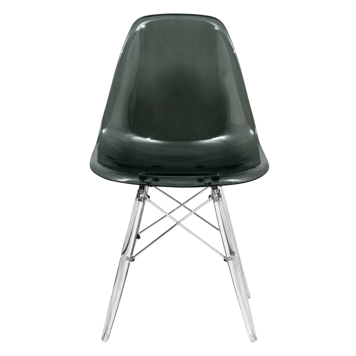 Dover and Cresco Modern Dining Chair Molded Side Chair with Base - Elax Furniture