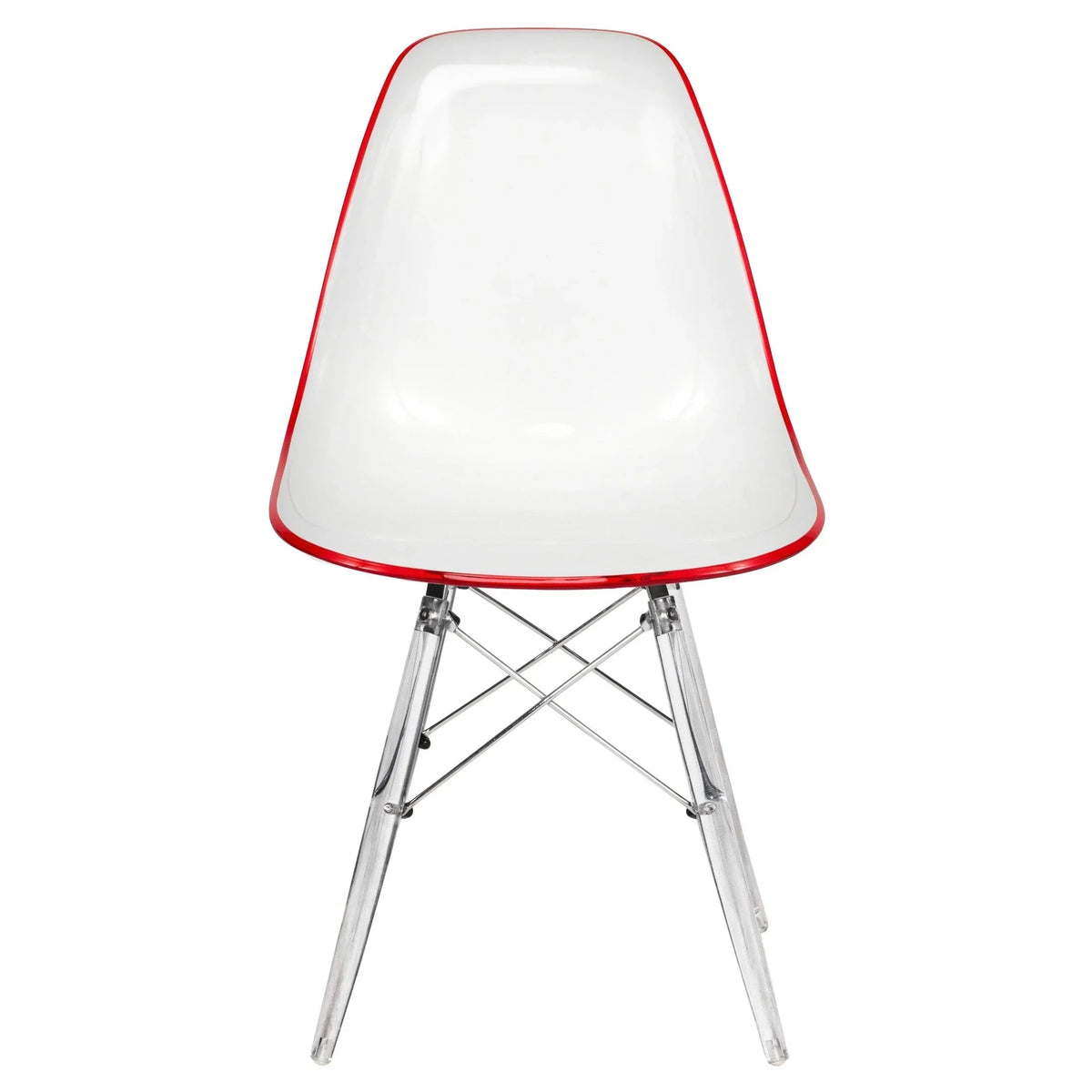 Dover and Cresco Modern Dining Chair Molded Side Chair with Base - Elax Furniture