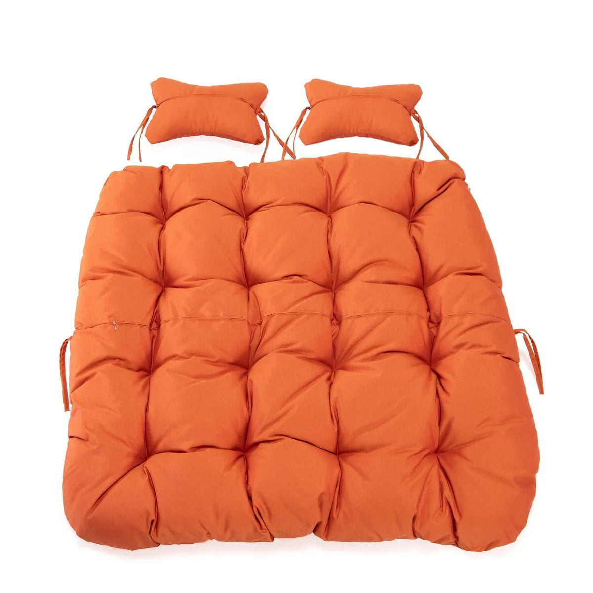 Modern Upholstered 2 Person Hanging Egg Swing Cushion with Headrest - Elax Furniture