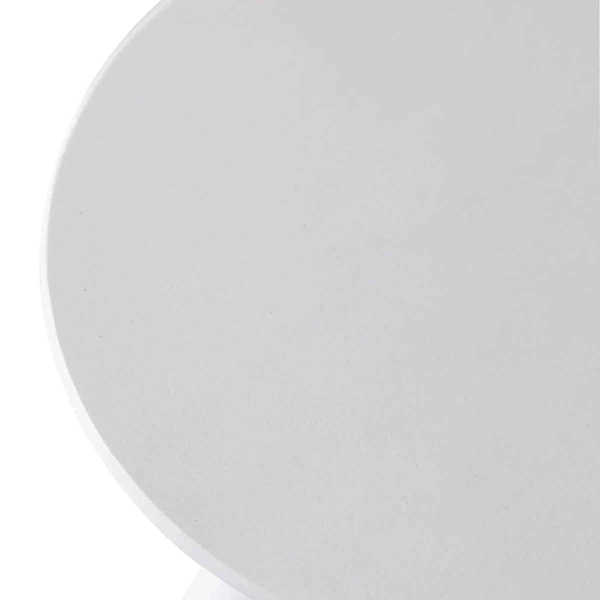Elsie 18" Wide Circular Fiberstone Side Table for Indoor/Outdoor Use