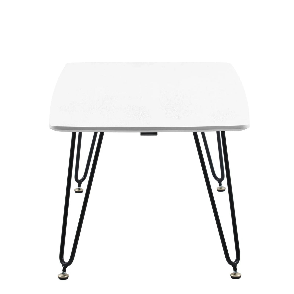 Elmwood Rectangular Coffee Table with Ash Wood Tabletop in Iron - Elax Furniture