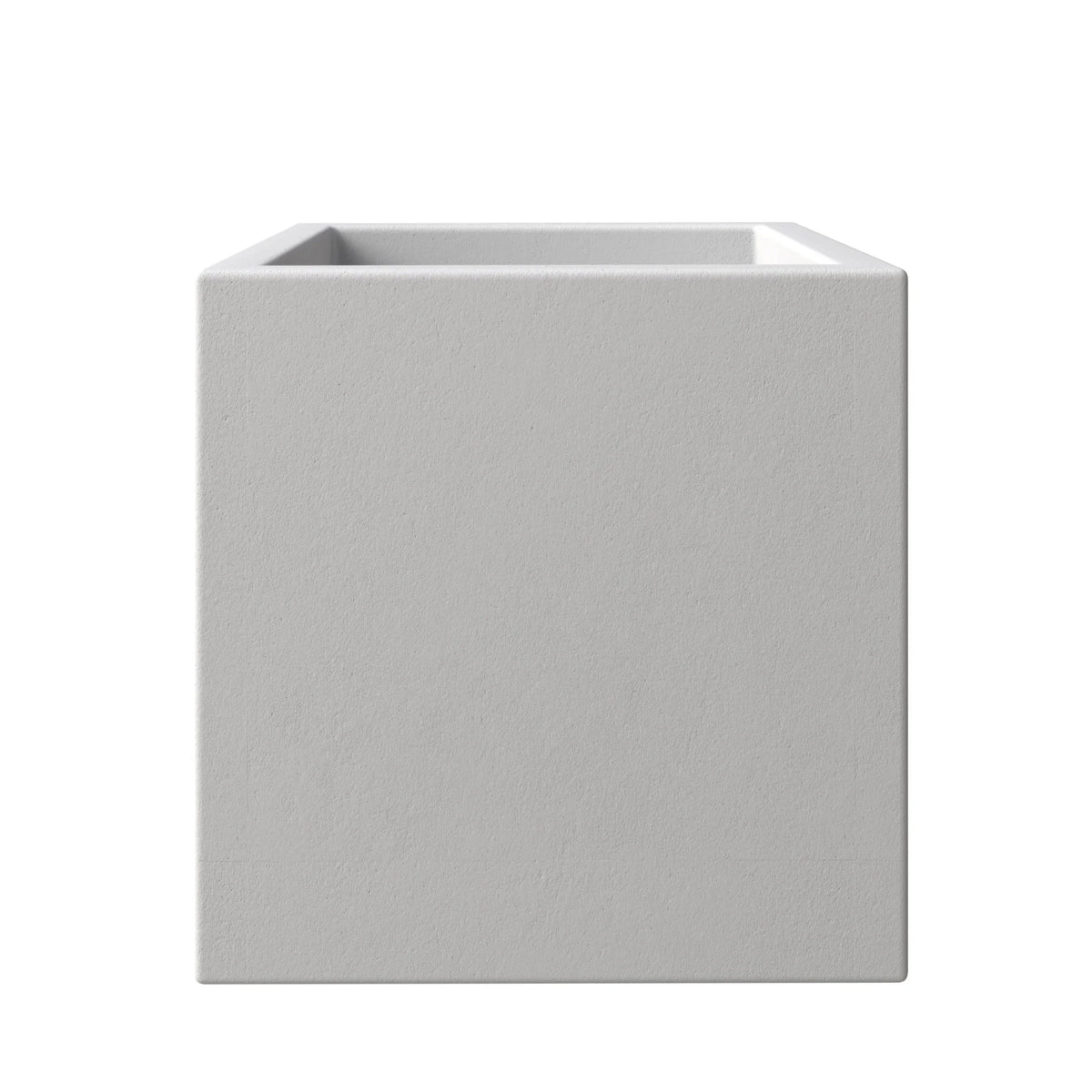 Fern Fiberstone and MGO Clay Mid-Century Modern Square Planter Pot for Indoor and Outdoor - Elax Furniture
