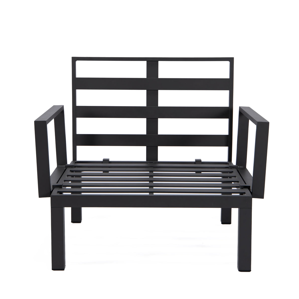 Hamilton 2-Piece ArmChair Upholstered in Polyester and Powder Coated Aluminum Frame - Elax Furniture