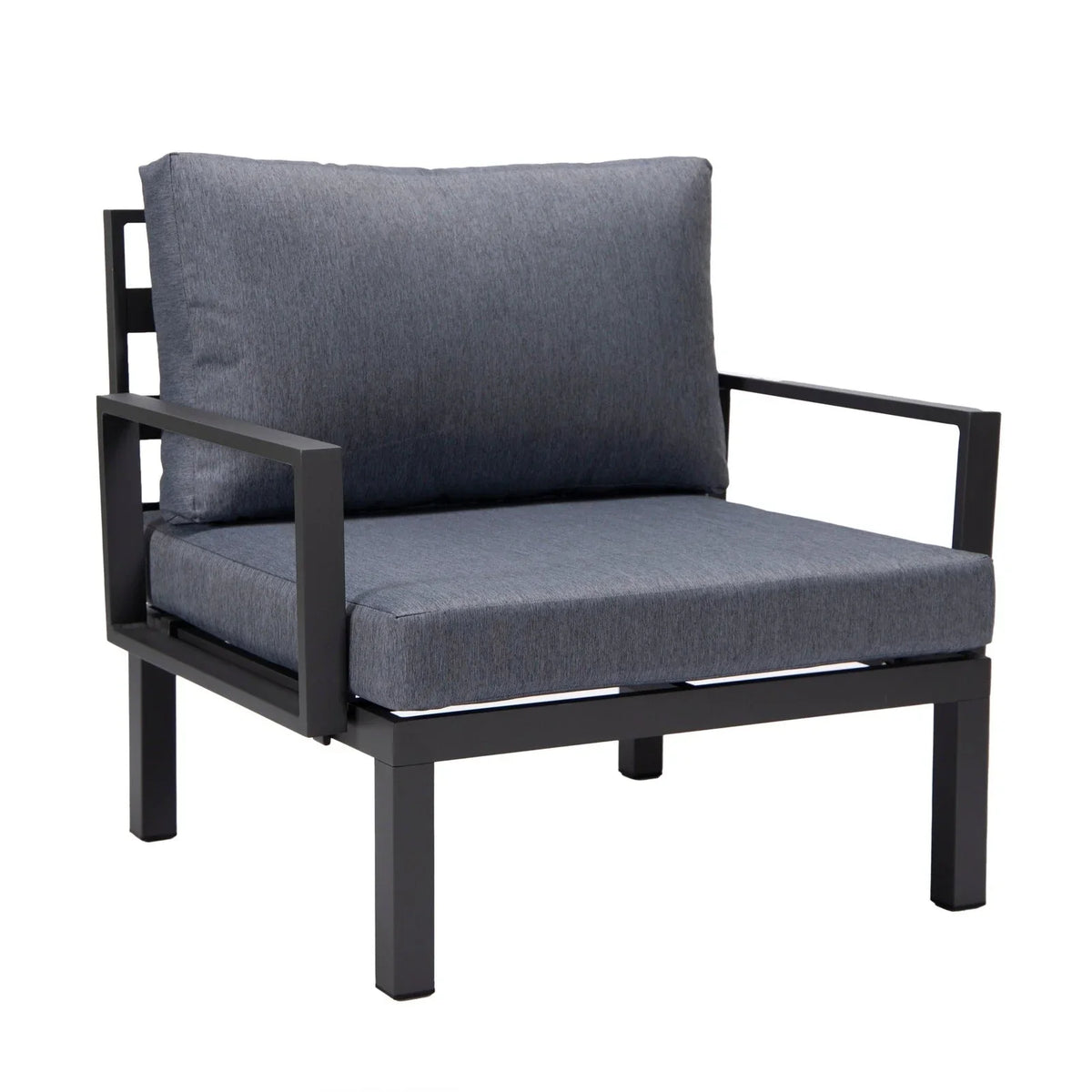 Hamilton 7-Piece Aluminum Patio Conversation Set With Coffee Table And Cushions - Elax Furniture