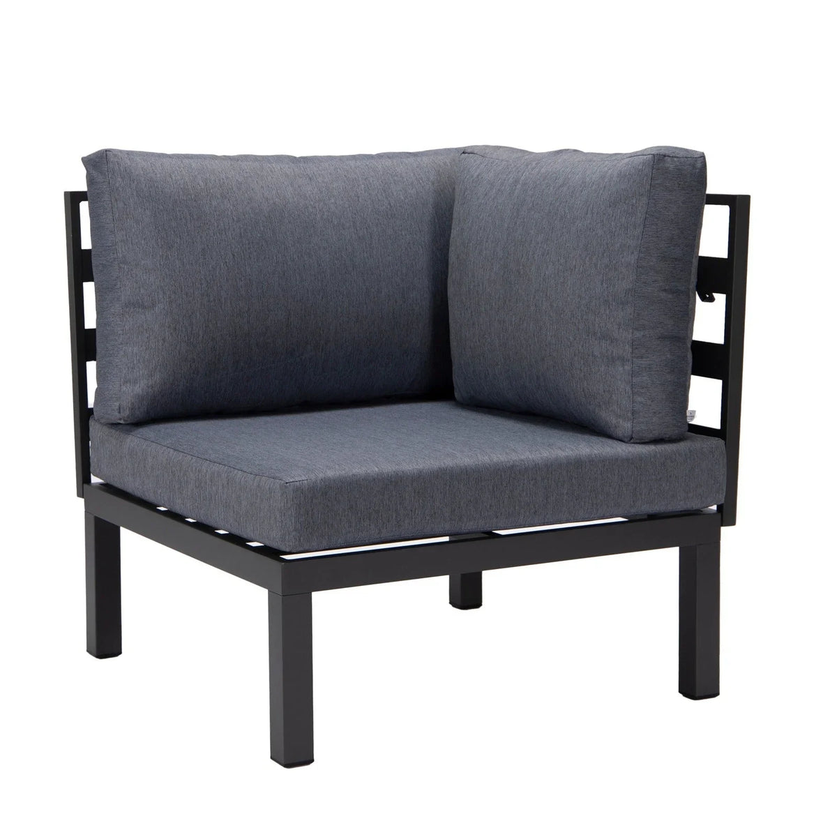 Hamilton 7-Piece Aluminum Patio Conversation Set With Coffee Table And Cushions - Elax Furniture