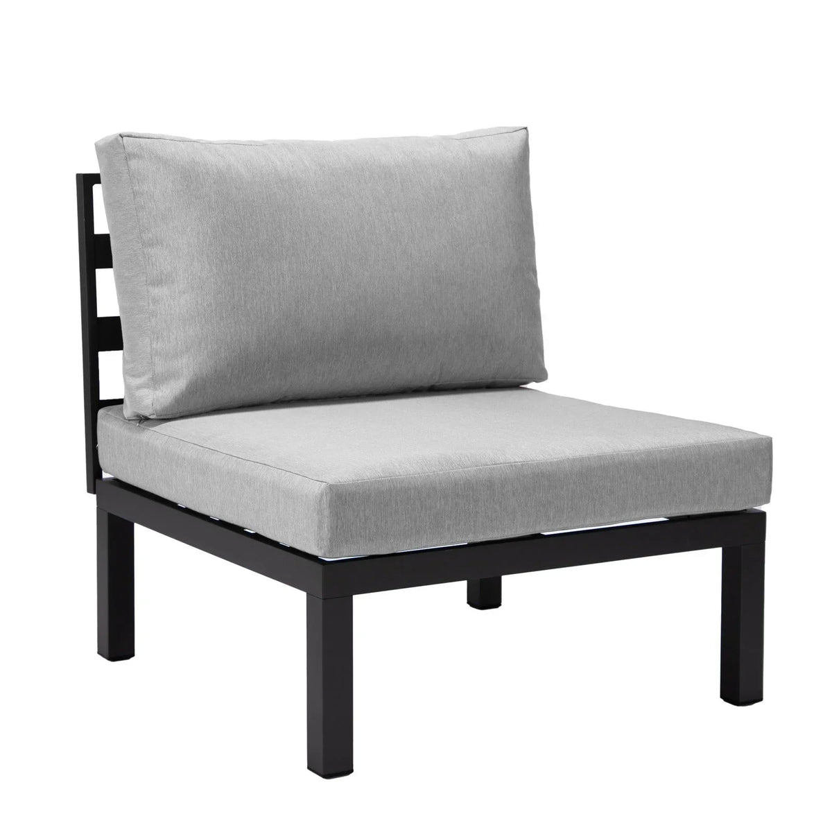 Hamilton 7-Piece Aluminum Patio Conversation Set With Coffee Table And Cushions - Elax Furniture