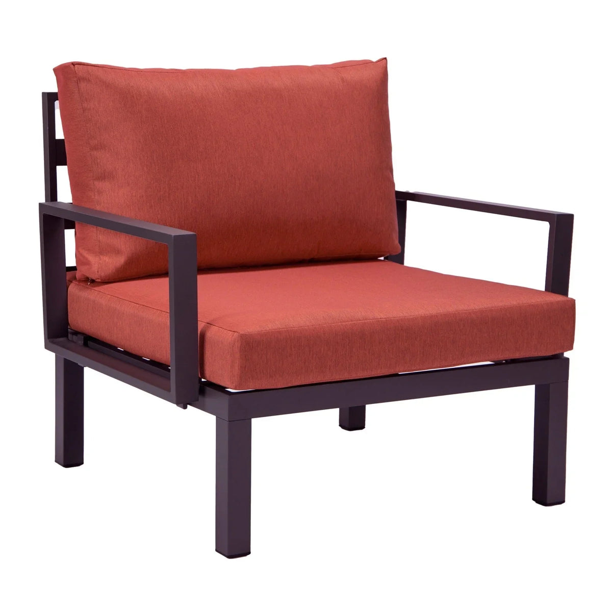 Hamilton 7-Piece Aluminum Patio Conversation Set With Coffee Table And Cushions - Elax Furniture
