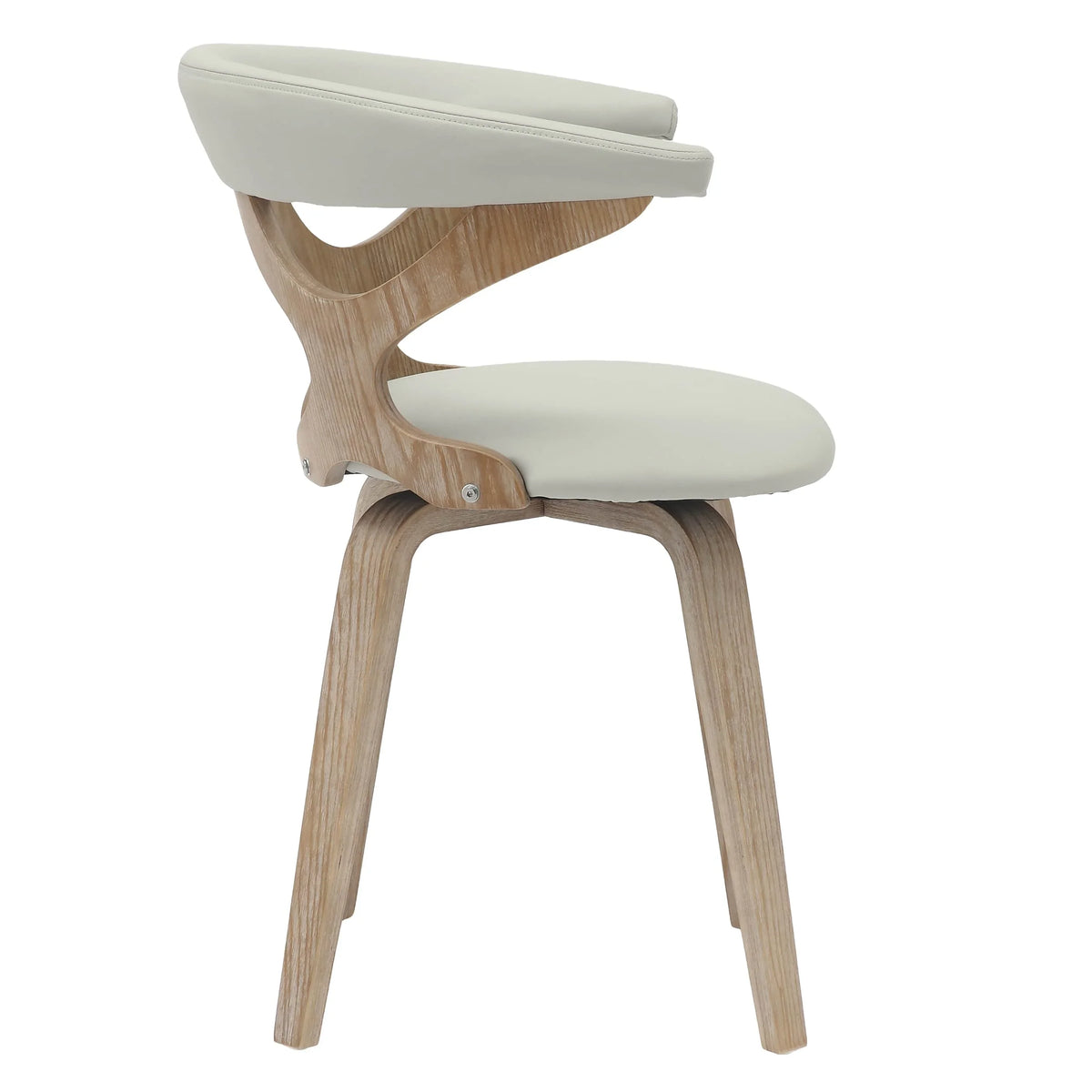Klyne Modern Wooden Dining Chair With Walnut Color Frame - Elax Furniture