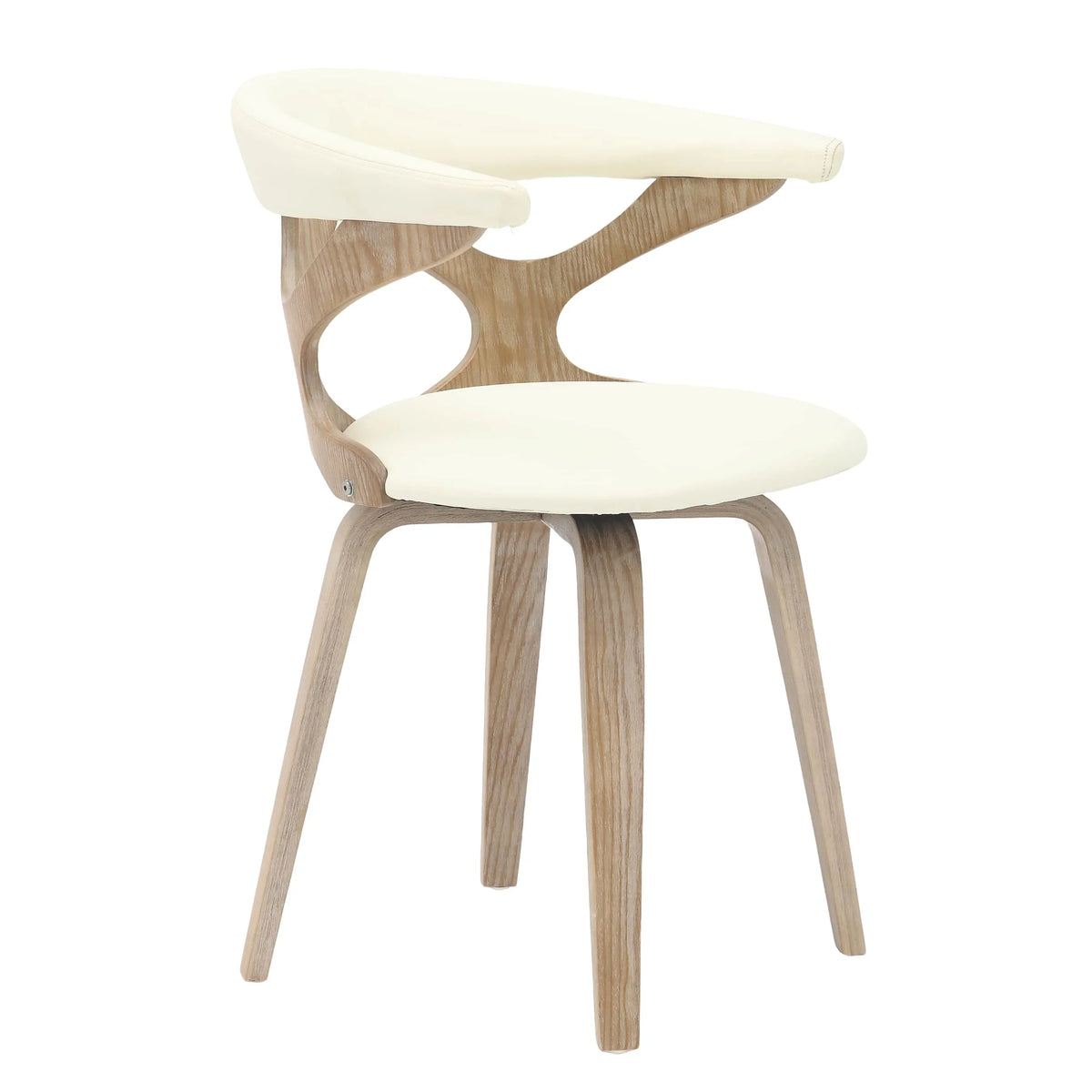 Klyne Modern Wooden Dining Chair With Walnut Color Frame - Elax Furniture