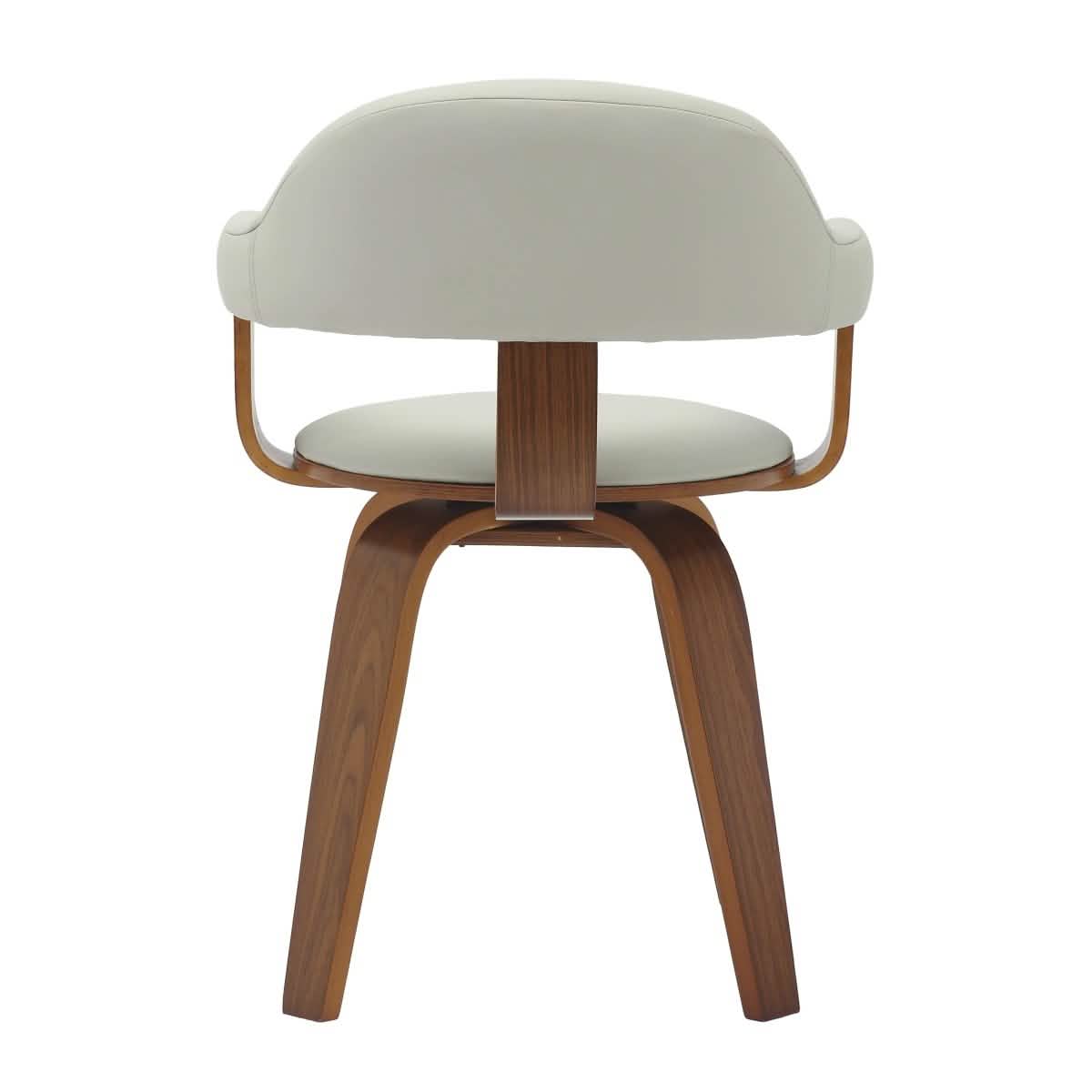 Brivo Modern Wooden Dining Chair With Walnut Color Frame Grey Dining Chair Leisuremod