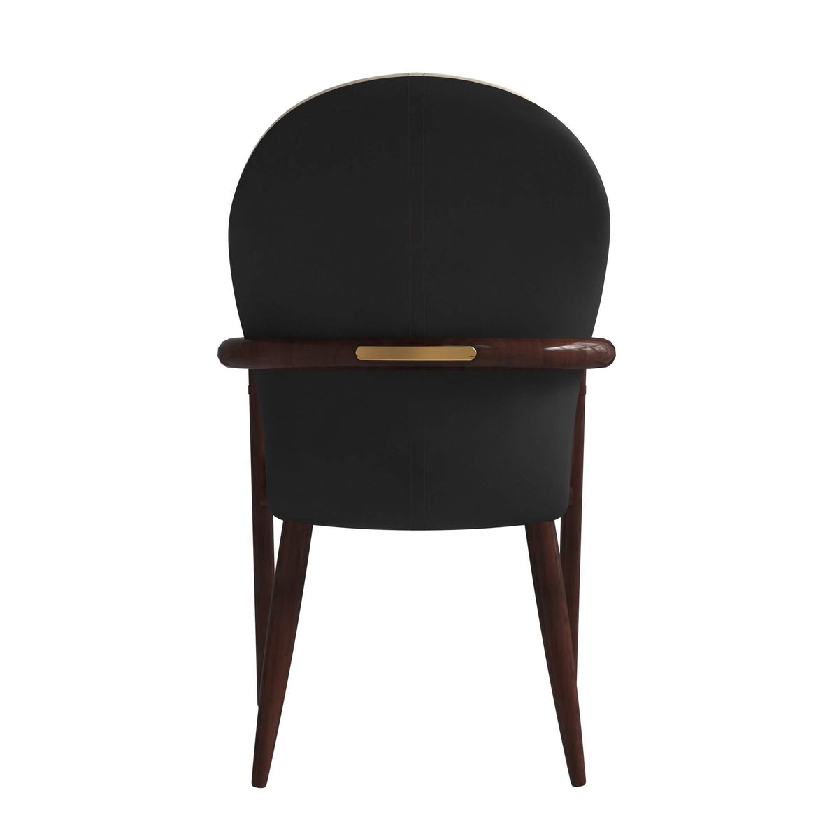 Opaline Dining Chair in Velvet or Leather Upholstery with Rubberwood Frame with Gold Accents Taupe Velvet Dining Chair Leisuremod