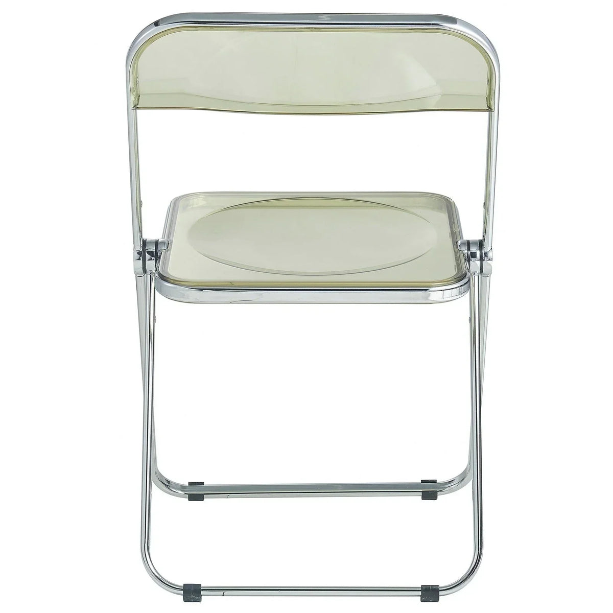 Lawrence Acrylic Folding Chair With Metal Frame - Elax Furniture