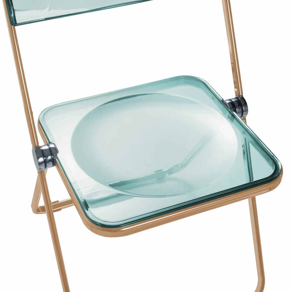Lawrence Acrylic Folding Chair With Metal Frame - Elax Furniture