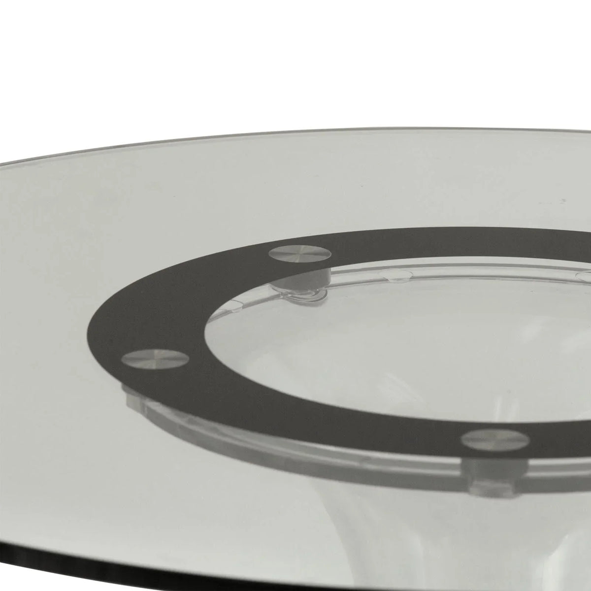 Lonia Modern Clear Glass Top Dining Table With Acrylic Base - Elax Furniture
