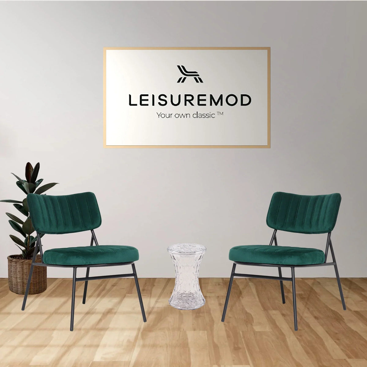 Marilane Upholstered Velvet Accent Chair With Metal Frame - Elax Furniture