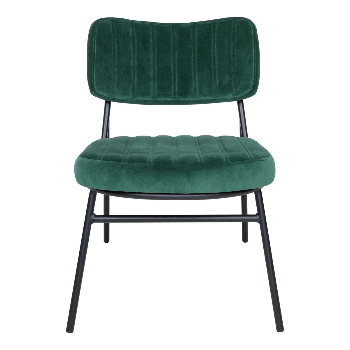 Marilane Upholstered Velvet Accent Chair With Metal Frame - Elax Furniture