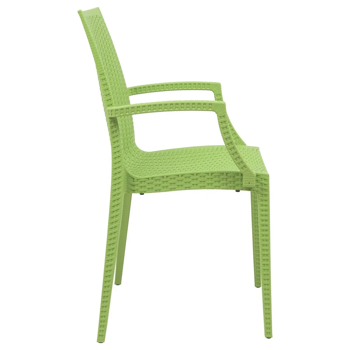 Mace Patio Outdoor Dining Armchair with Weave Design in Polypropylene (Open Box) - Elax Furniture