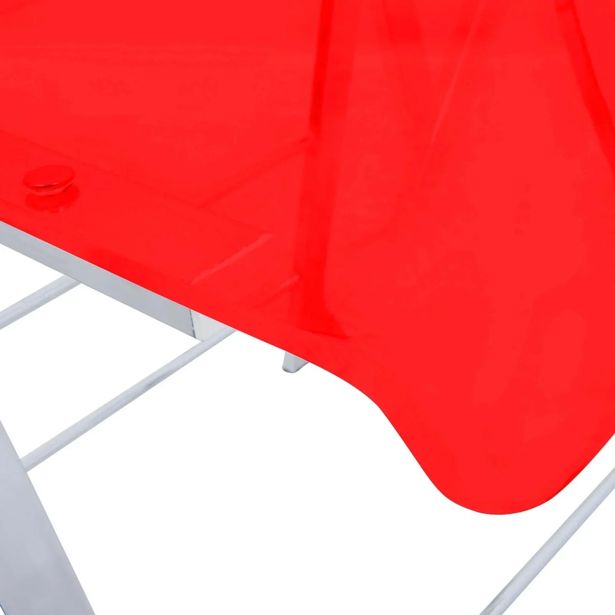Menno Modern Acrylic Folding Chair - Elax Furniture