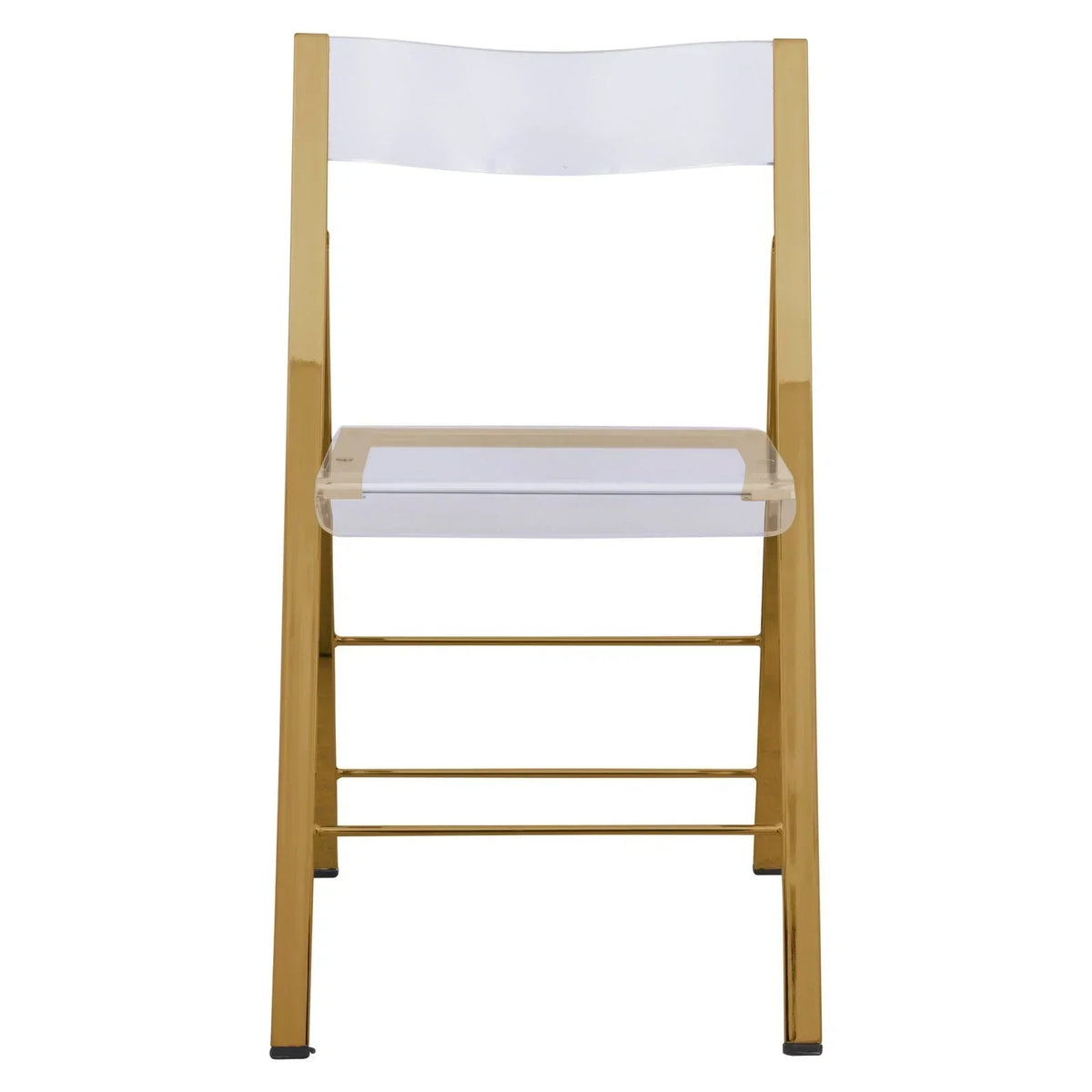 Menno Modern Acrylic Folding Chair - Elax Furniture