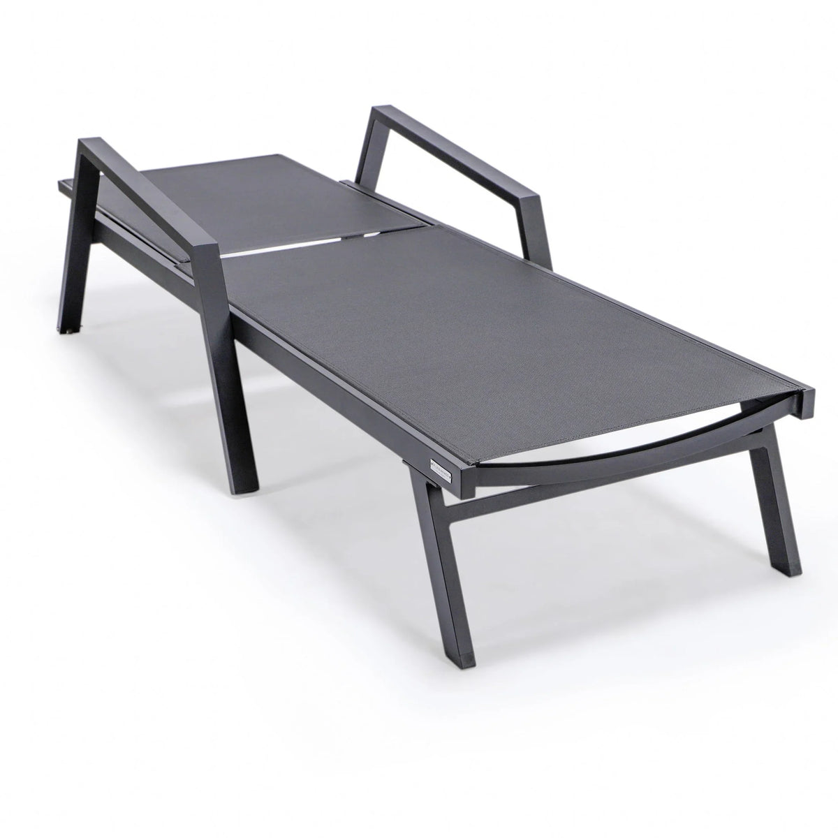 Marlin Aluminum Outdoor Chaise Lounge Chair with Sling Fabric Seat - Elax Furniture