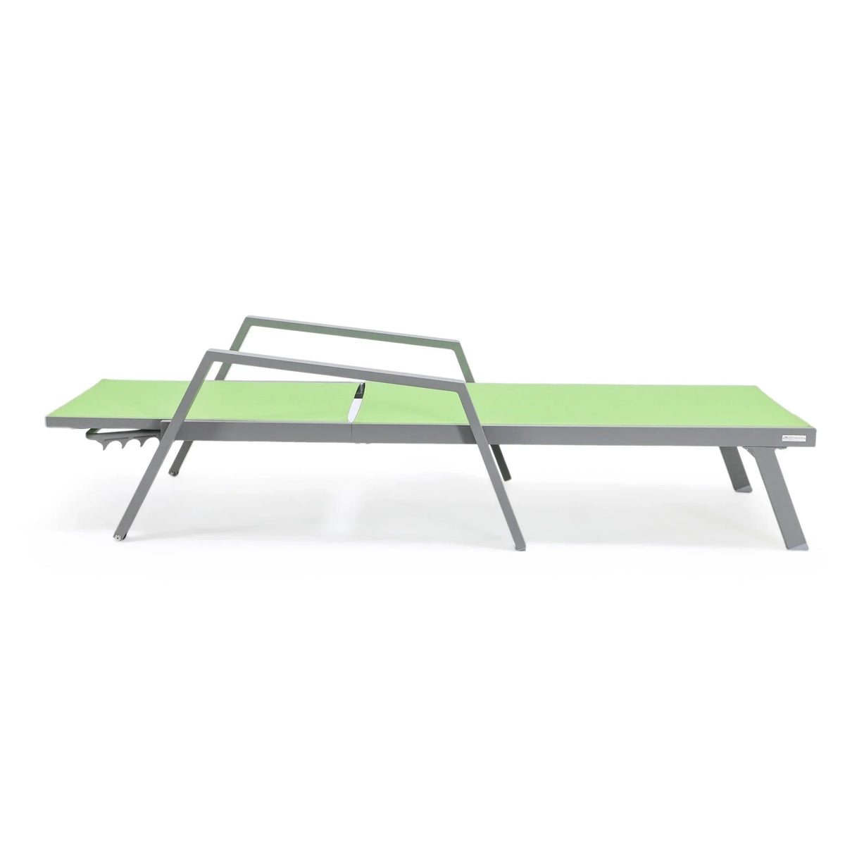 Marlin Aluminum Outdoor Chaise Lounge Chair with Sling Fabric Seat - Elax Furniture