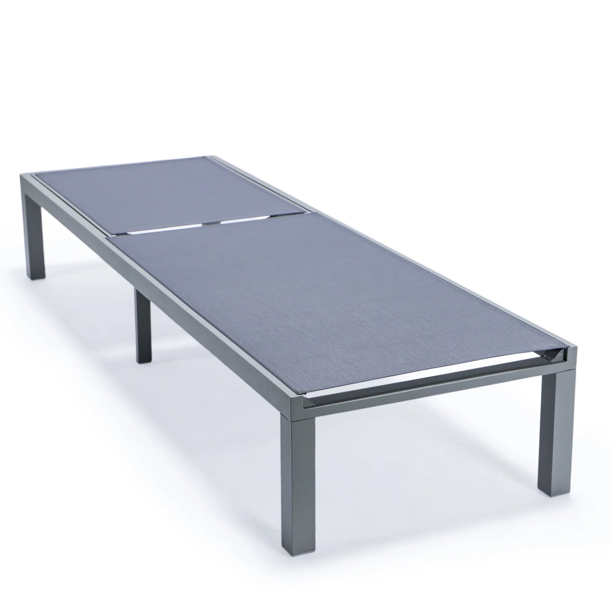 Marlin Aluminum Outdoor Chaise Lounge Chair with Sling Fabric Seat - Elax Furniture