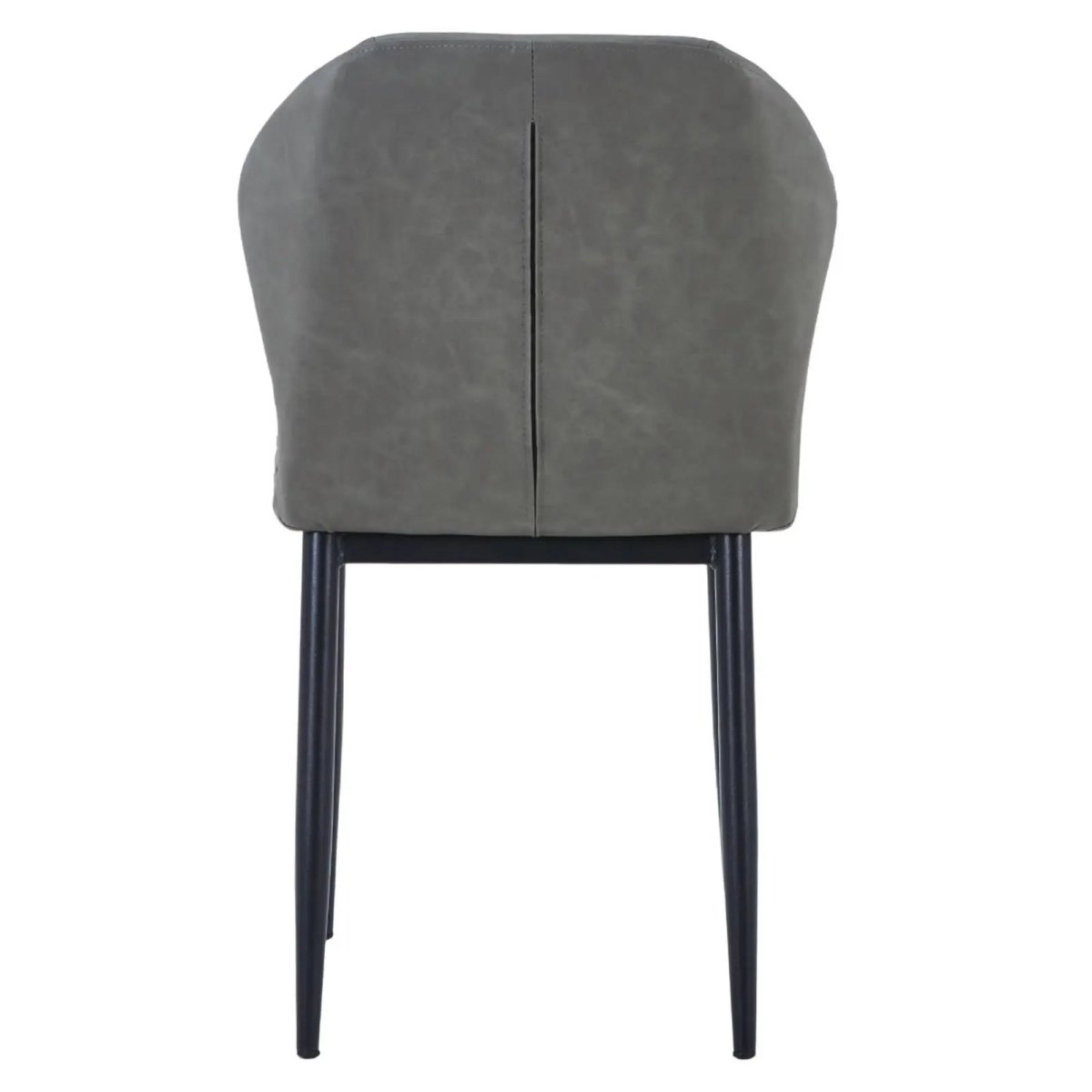 Mosaic Modern Dining Chair Upholstered Leather Vinyl Accent Chair with Curved Back Moss Green Dining Chair Leisuremod