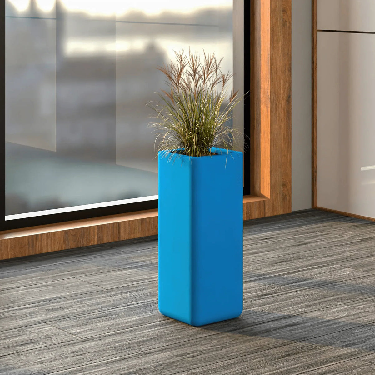 Marquee Fiberstone and MGO Clay Square Planter Pot for Indoor and Outdoor - Elax Furniture